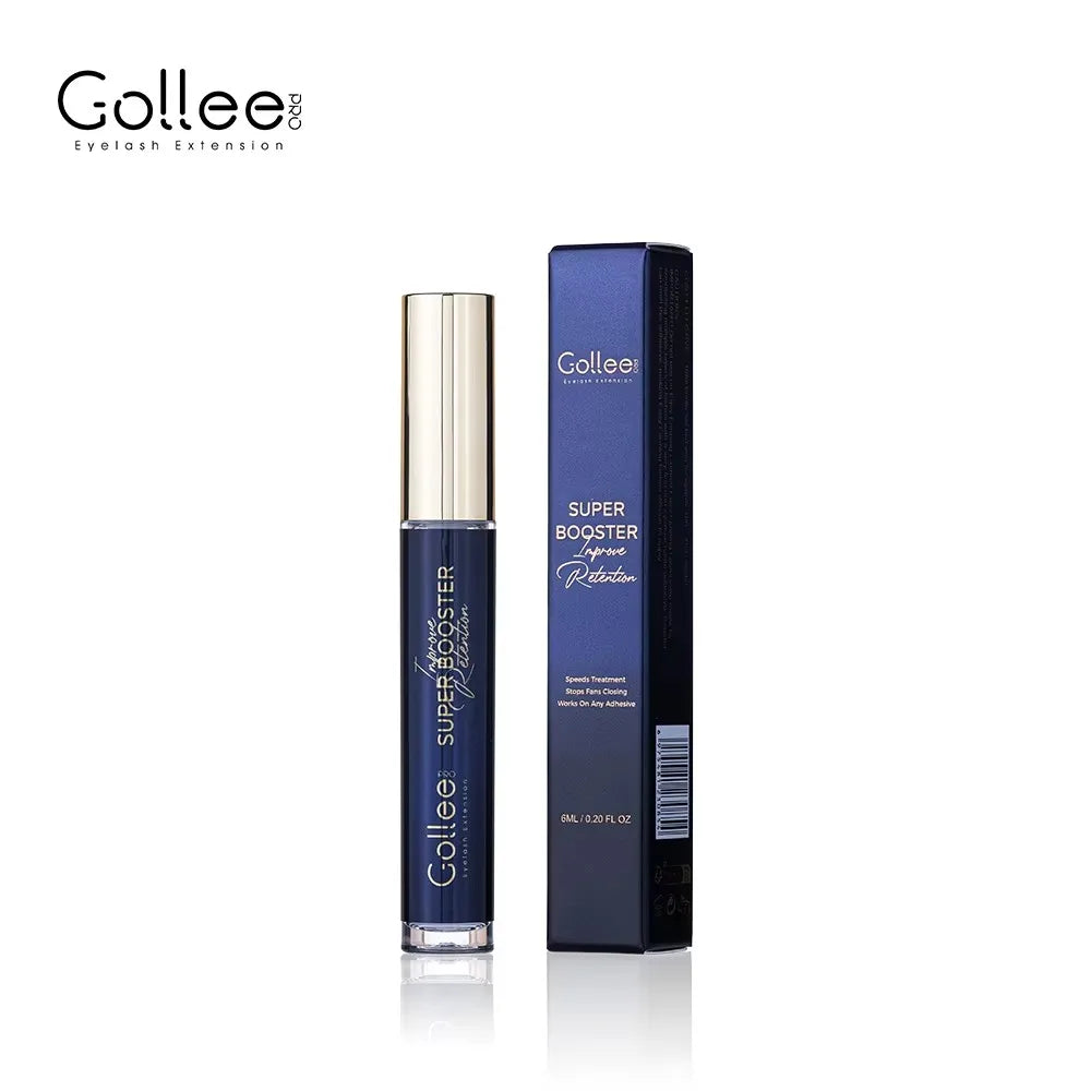 Gollee eyelashes Glue 1s Fast Dry Waterproof Lash Extension Glue Strong 6ml Super Booster Help Adhesive Accelerator tools Makeup