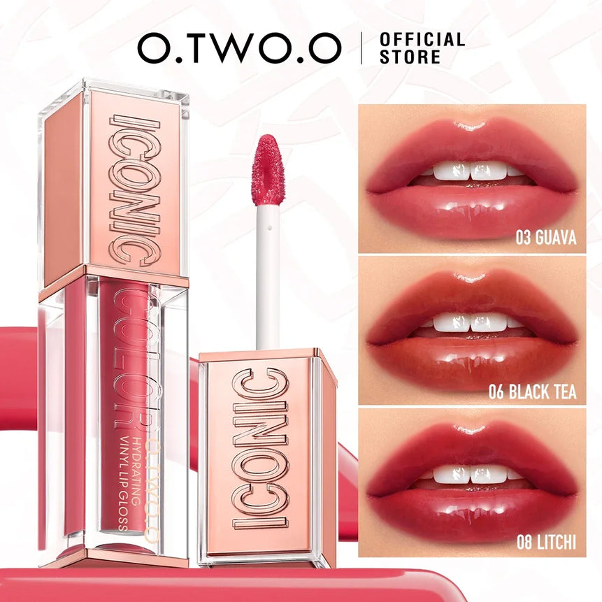 Sexy Light Plump Lip Gloss High Shine Moisturizing Nourishing Waterproof Non Sticky Hydrating Vinyl Lipgloss