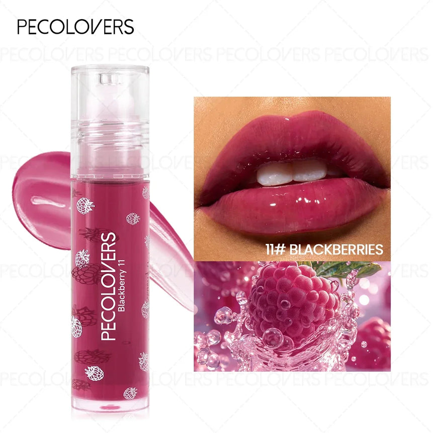 1PC Long-lasting Ball Lip Oil - High-gloss, Moisturizing, Plumps Lips, Various Options, For Charming Makeup