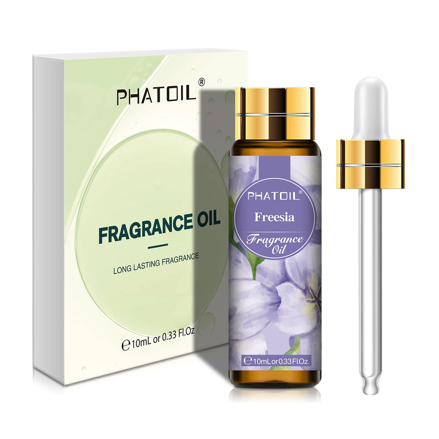 PHATOIL 10ml Coconut & Vanilla Fragrance Oil For Diffuser Aromatherapy White Musk Bubble Gum Baby Powder Fragrance Aroma Oils