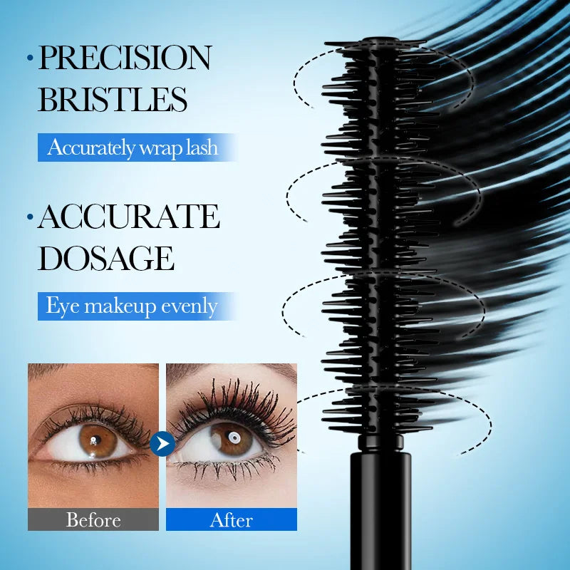 Mascara Lash Curling Volume Lashes Thickening Eyelash Lengthening Black Eyelash Mascara Brows Soft Flexible Hold Waterproof Lash