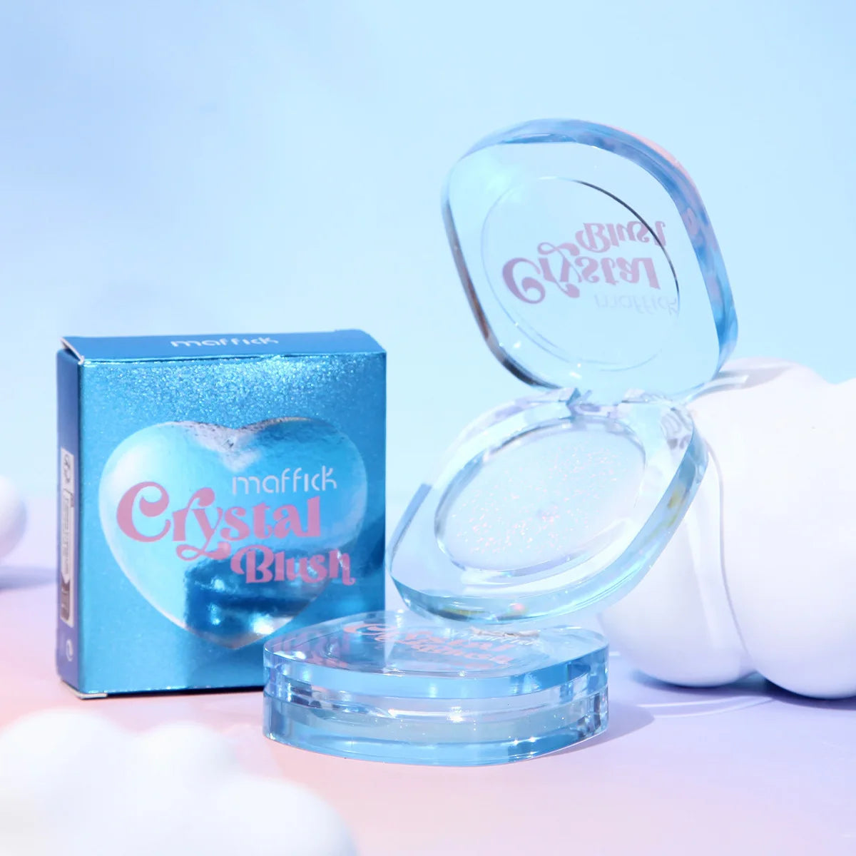Temperature-Activated Blush - Crystal Clear to Color Shift, Natural Nude Glow & Gradient Effect, Long-Lasting & Waterproof Cream