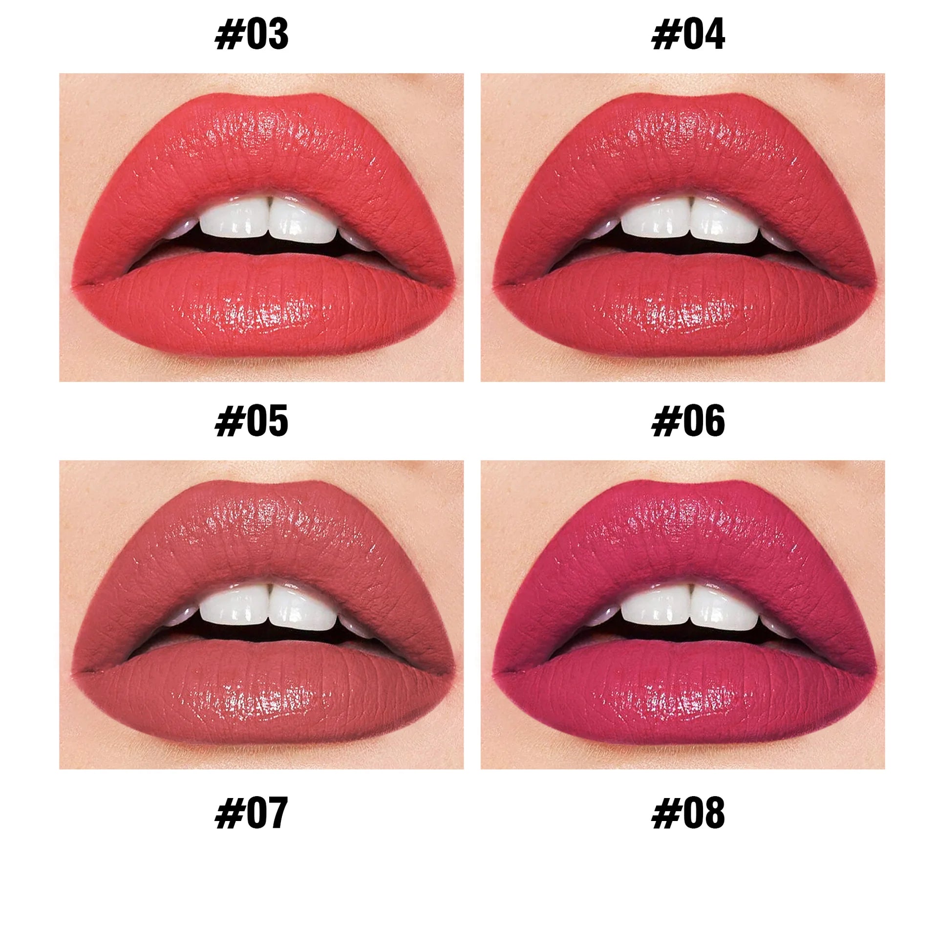 Handaiyan two in one matte lipstick moisturizing sandwich lipstick 8 colors available