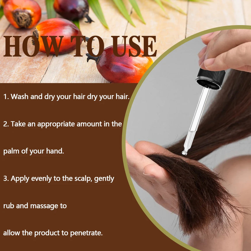 40ml/60ml Batana Rosemary Mint Scalp Hair Strengthening Oil Biotin Essential Oils Nourishing Treatment Split Ends Dry All Types