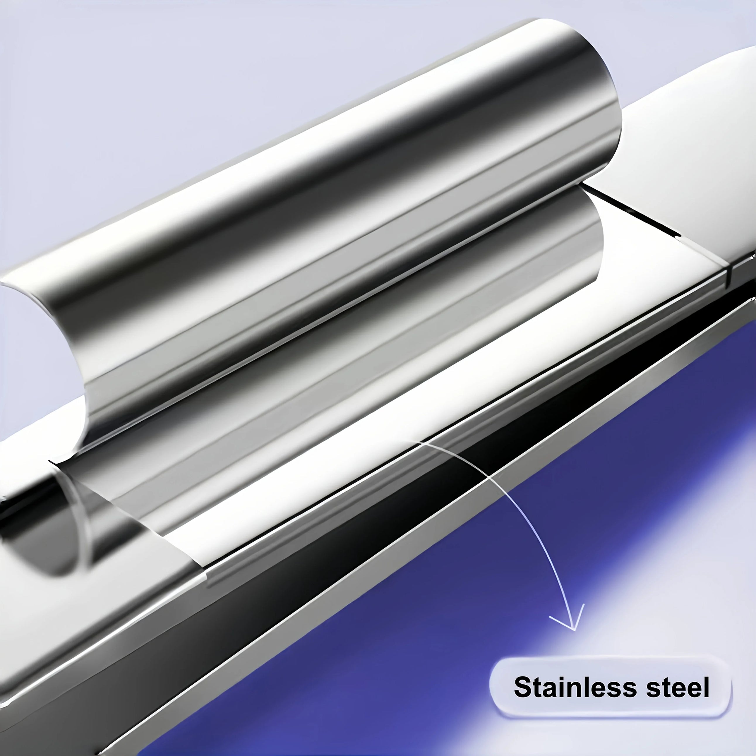 Stainless Steel Slant Tweezers with Non-Slip Tip - Heavy-Duty Precision for Eyebrow Grooming Eyelash Application & Trimming
