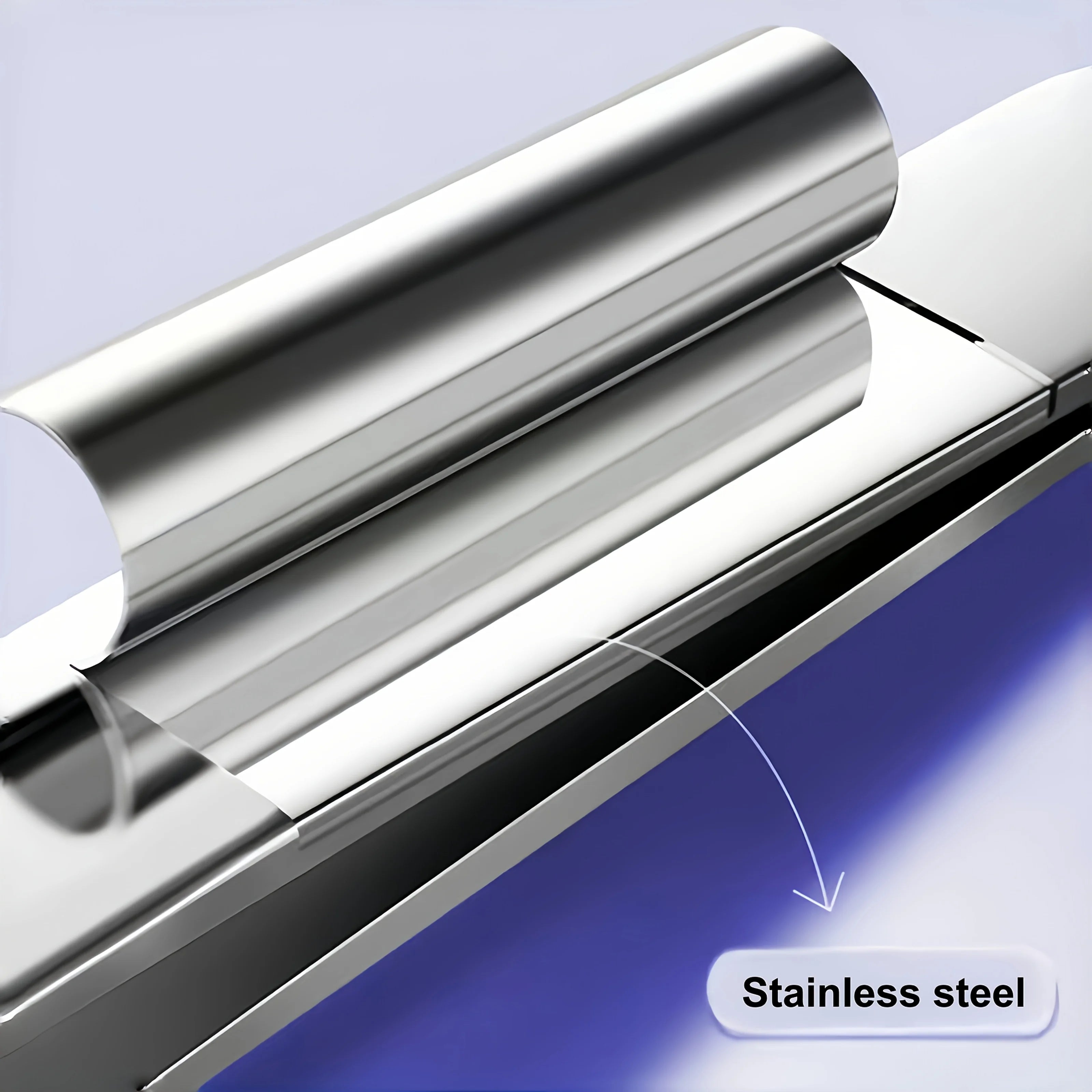 Stainless Steel Slant Tweezers with Non-Slip Tip - Heavy-Duty Precision for Eyebrow Grooming Eyelash Application & Trimming