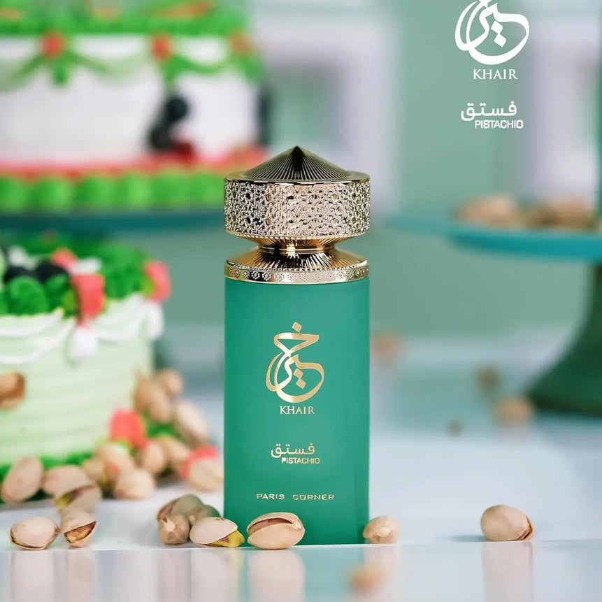 Paris Corner Unisex Perfume Pistachio Khair 3.4 Fl Oz Edp - Fragrance for Men And Women