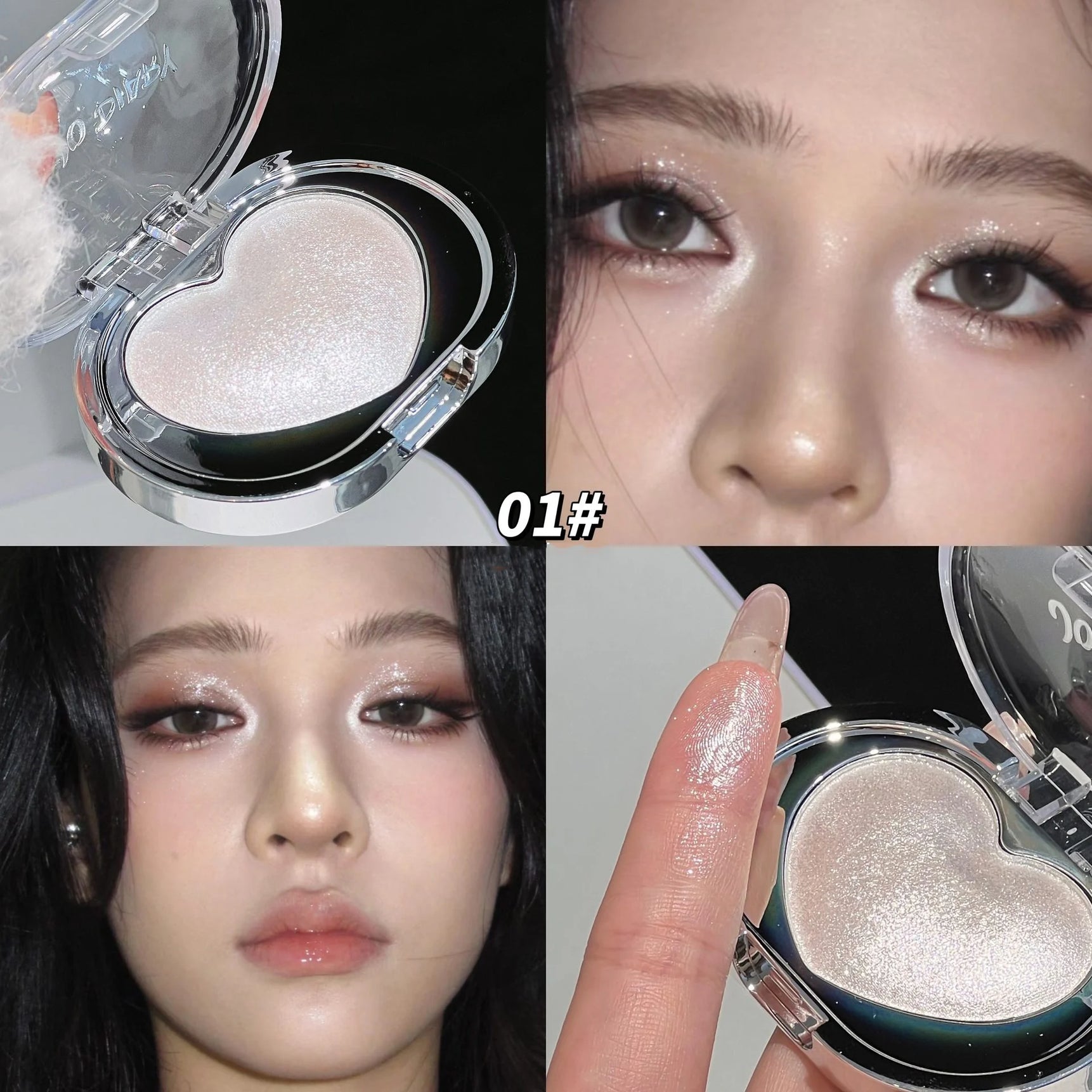 Pearlescent Diamond Highlighting Cream Champagne Gold Sparkle Full Body Shimmer Facial Contour Brightening Lasting Highlighter