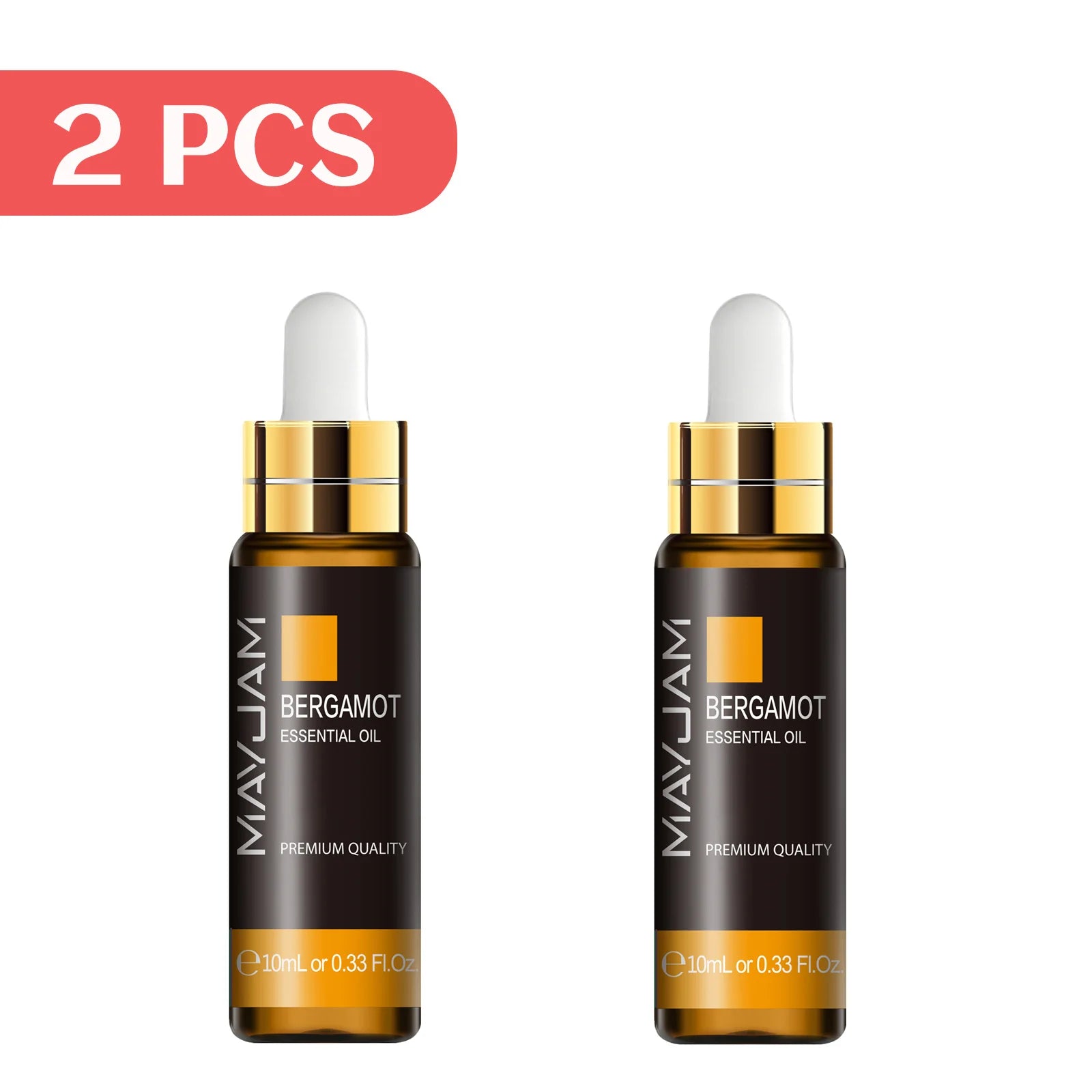 MAYJAM 2pcs Pure Essential Oils with Dropper Sweet Orange Lavender Jasmine Eucalyptus Vanilla Sandalwood Cajeput Vetiver Sage