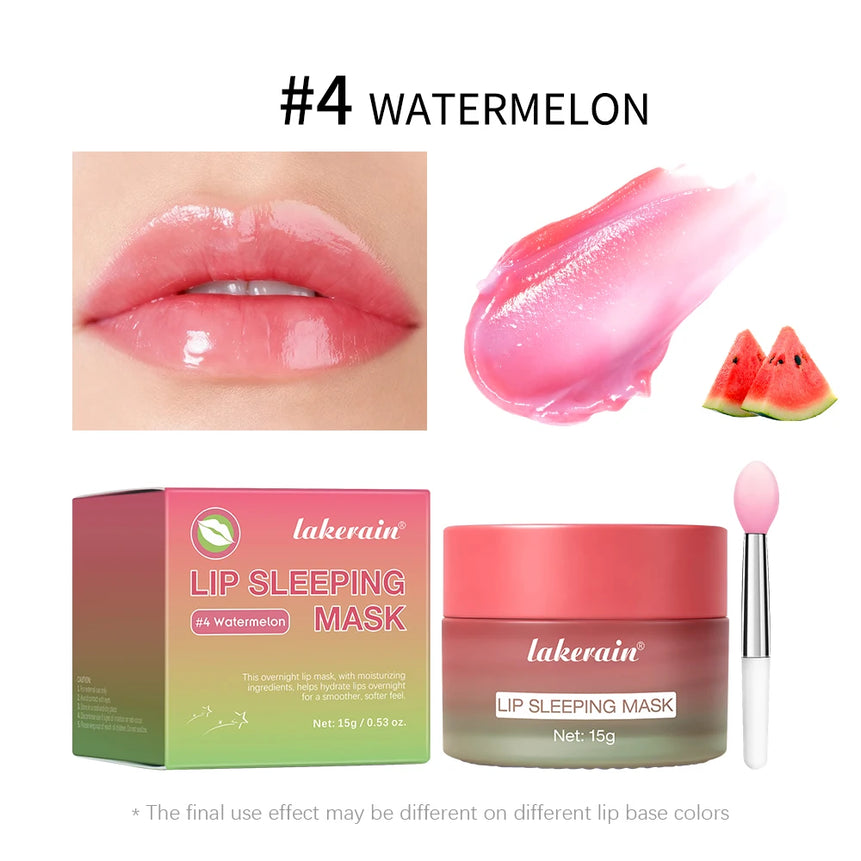 Blueberry Lip Sleeping Mask Overnight Dual Color Hydration For Dry Cracked Skin Reduces Fine Lines Moisturizing Nourish Lip Care