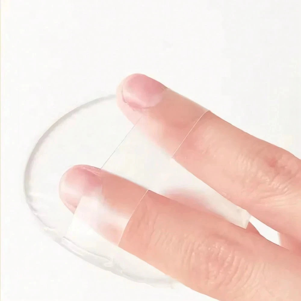 1/2Pcs Silicone Makeup Sponge, Water-Based Crystal Jelly BB Cushion Puff, Transparent Makeup Foundation Sponge, Non-Absorbing