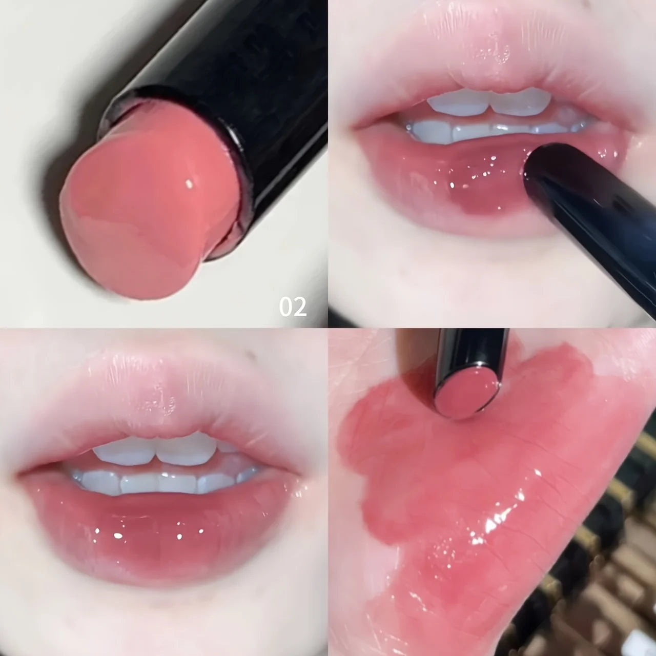 Herorange Mirror Lipstick, Super Pigmented, Non-Sticky, Non-Smudging, Easy to Apply, Long-Lasting, Not Easy to Fade, Moisturizing and Hydrating, Glossy Lipstick, Christmas Gift