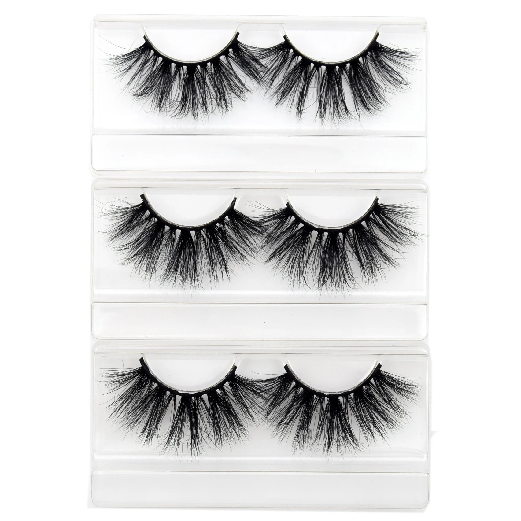 Visofree Eyelashes 3D Mink Lashes Soft Natural Handmade Cruelty Free Mink Eyelashes Lightweight  Full Strip Cilios Posticos D23