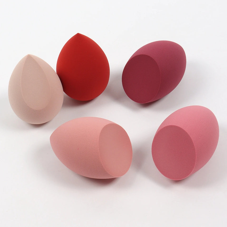 5 Bags of Beauty Eggs Makeup Sponge (Beauty Egg), Foundation Make-Up Mixed Beauty Sponge, Flawless Liquid, Cream and Powder, Mu