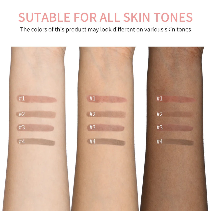 4 Colors Peel Off Lip Liner Waterproof Transfer-proof Lipstic Tattoo Waterproof Long Lasting Matte Velvet Lip Tint Sexy Red Cont