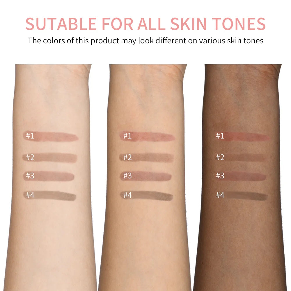 4 Colors Peel Off Lip Liner Waterproof Transfer-proof Lipstic Tattoo Waterproof Long Lasting Matte Velvet Lip Tint Sexy Red Cont