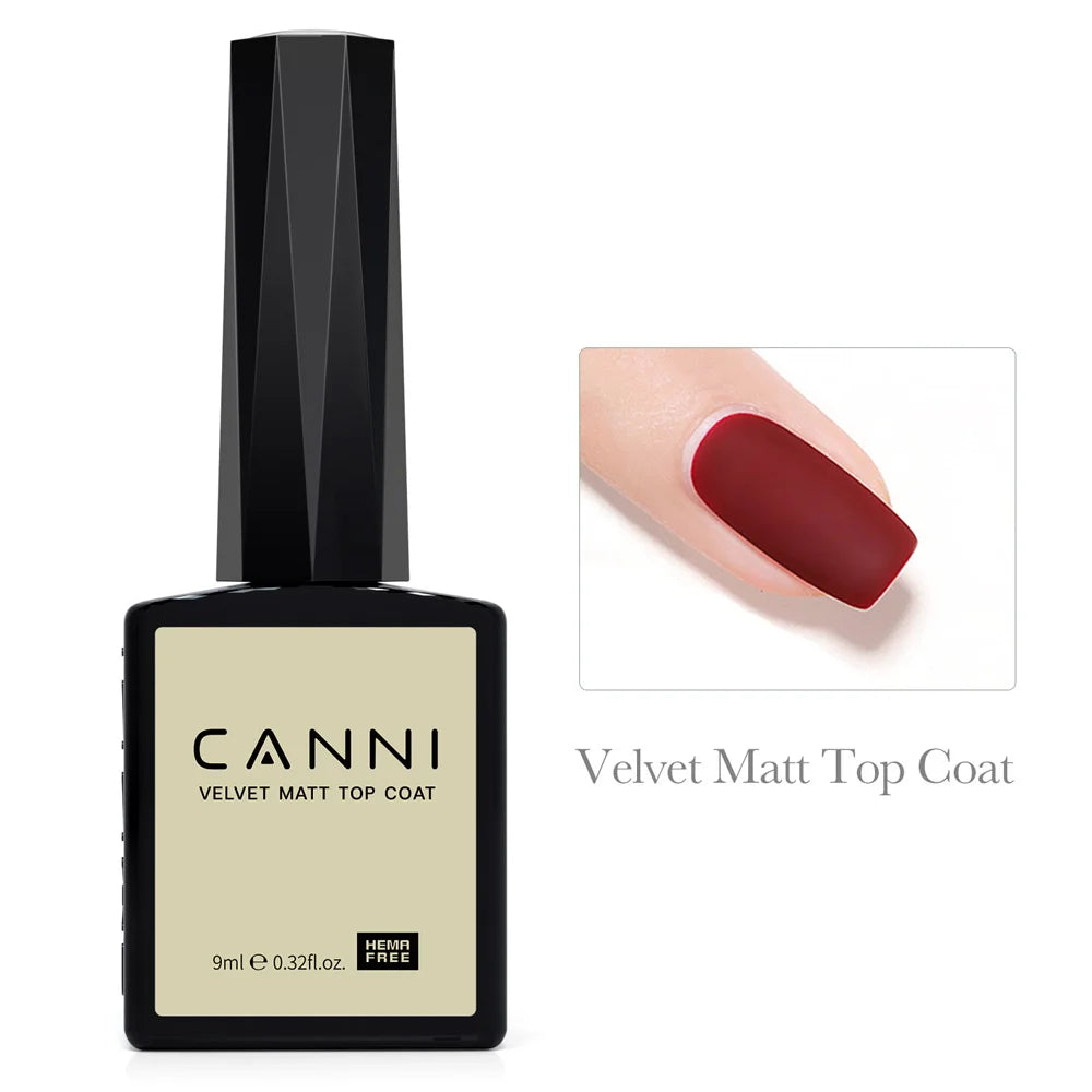 9ml CANNI HEMA/TPO FREE Nude Pink Color Nail Gel Polish Full Coverage Semi Permanent Long Wear Top Coat Venalisa Gel Varnish